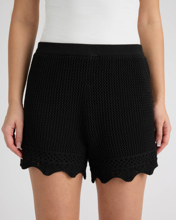 Pull on Crochet Shorts