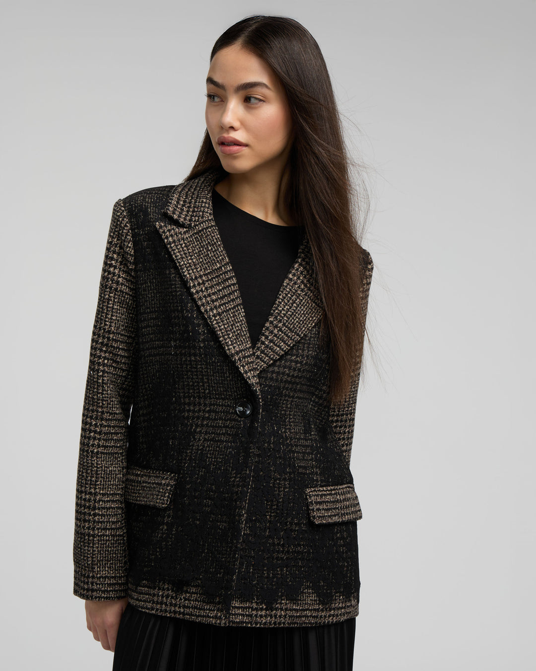 Lace Applique Blazer