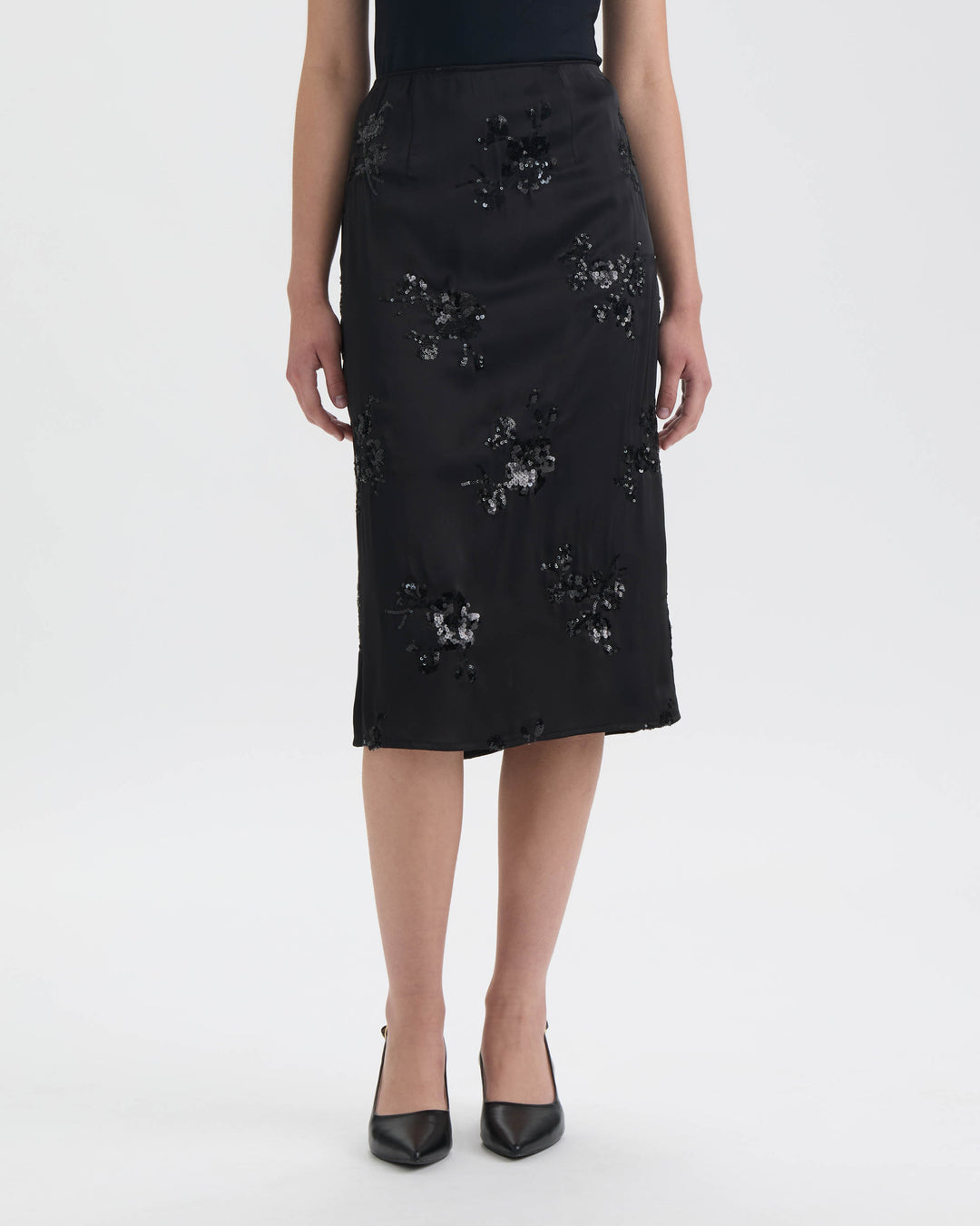Midi Sequin Skirt