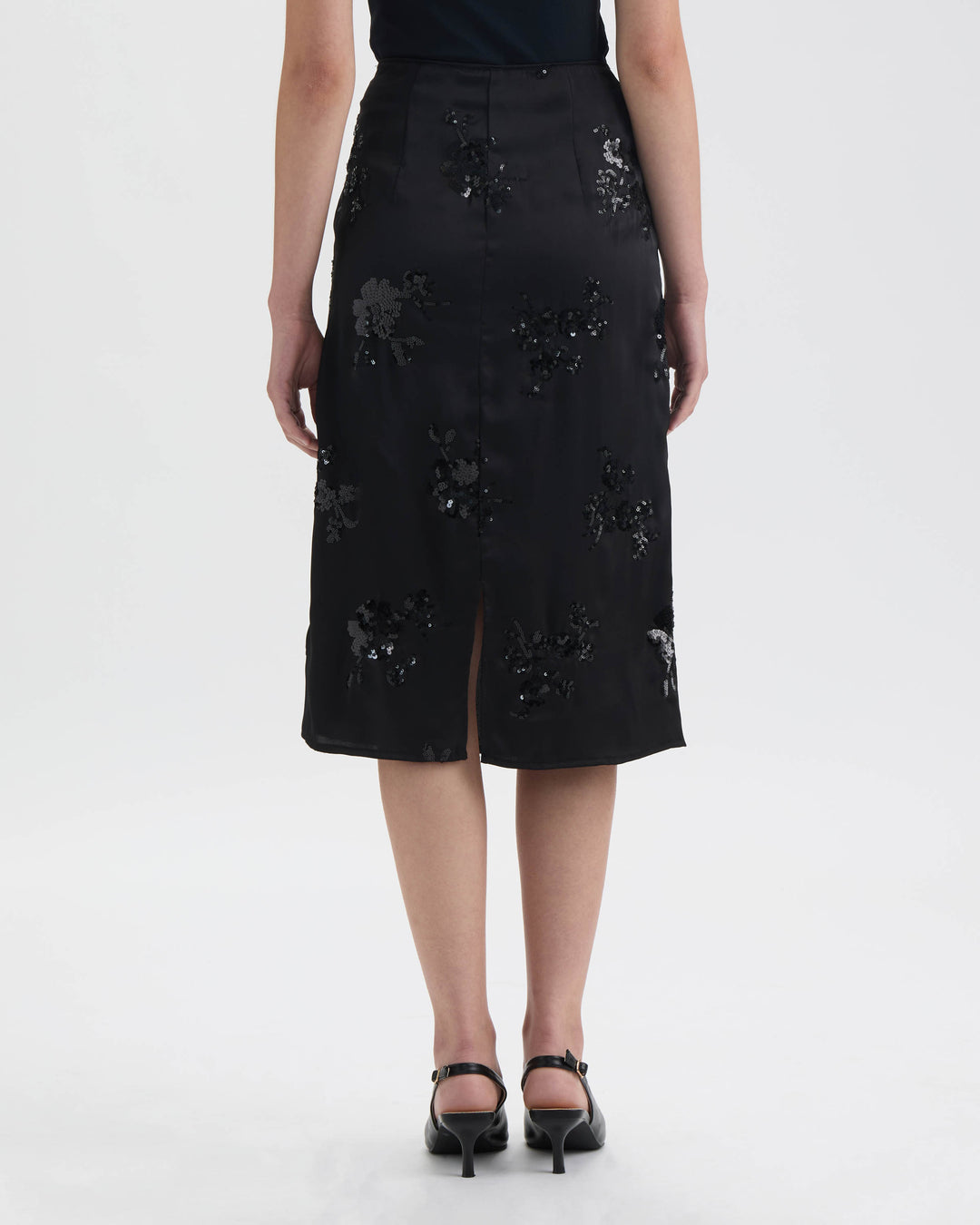 Midi Sequin Skirt