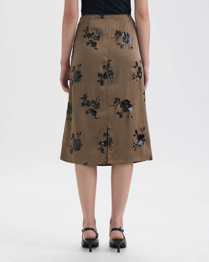 Midi Sequin Skirt