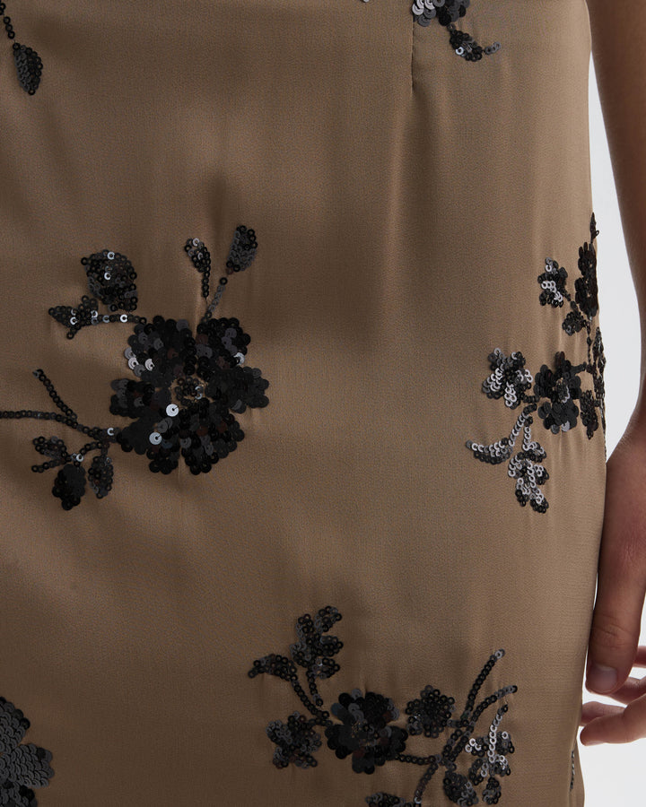 Midi Sequin Skirt