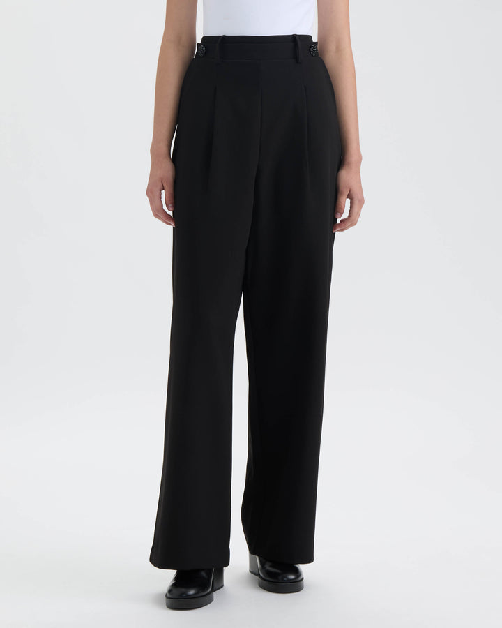 Wide Leg Pants with Pleats