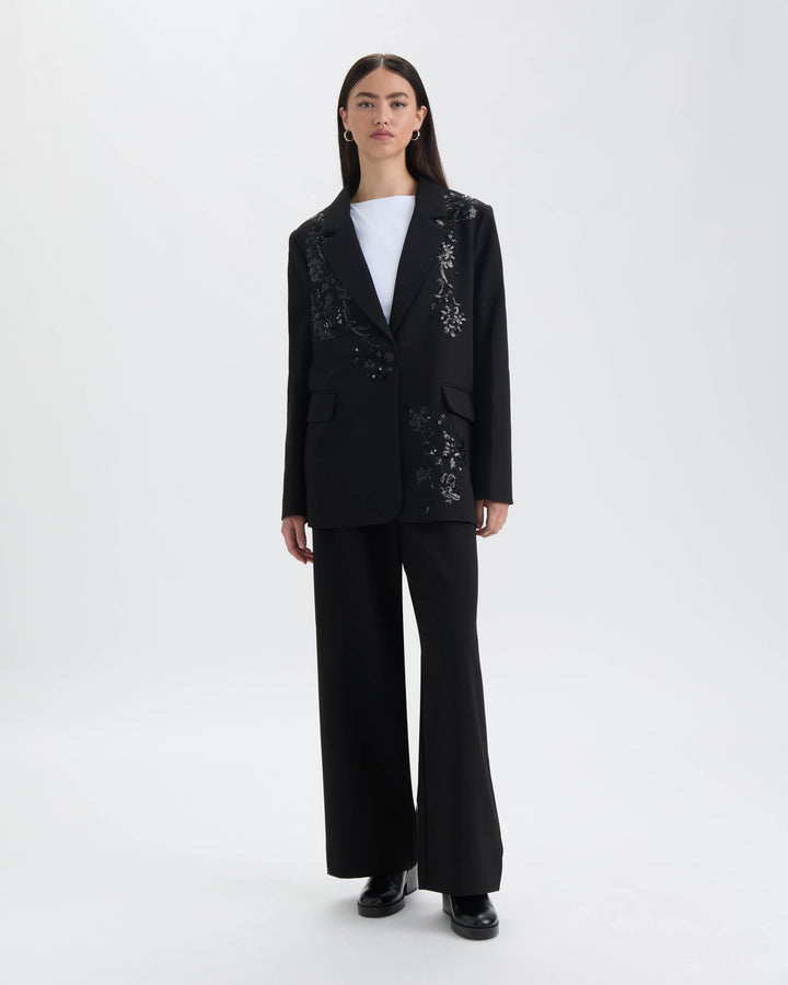 Wide Leg Pants with Pleats