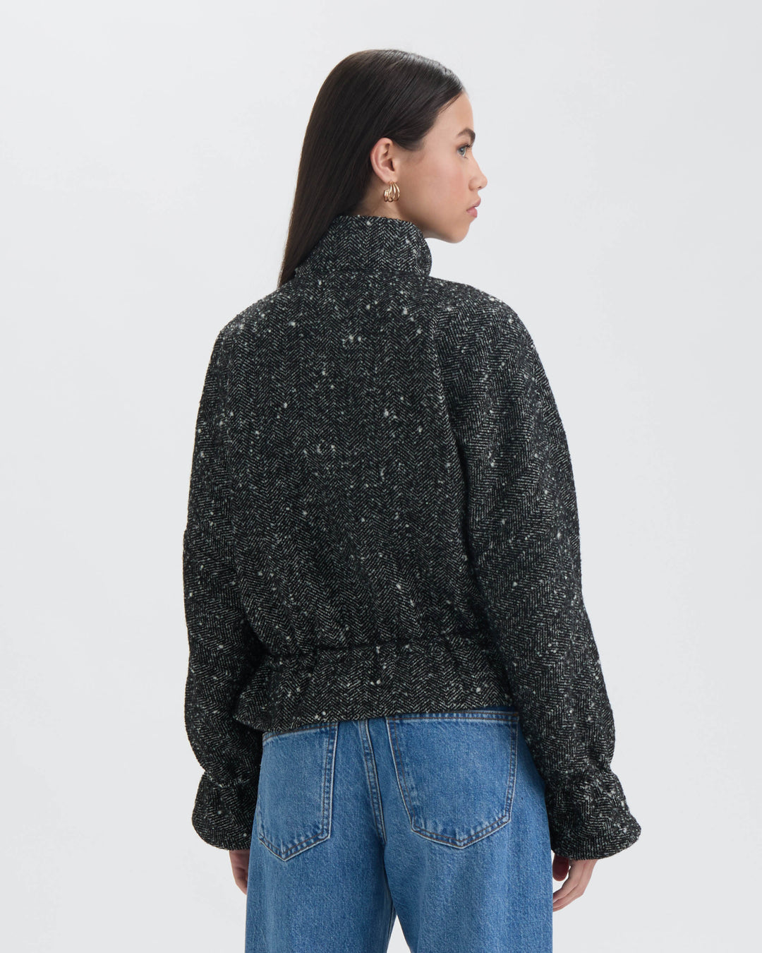 Dolman Jacket with Tunnel Waist