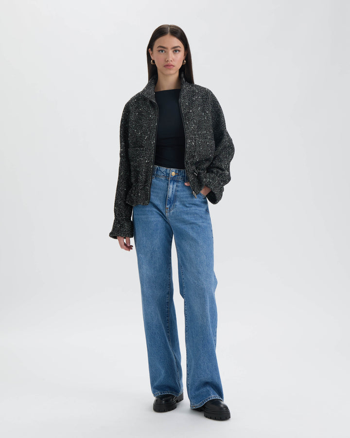 Dolman Jacket with Tunnel Waist