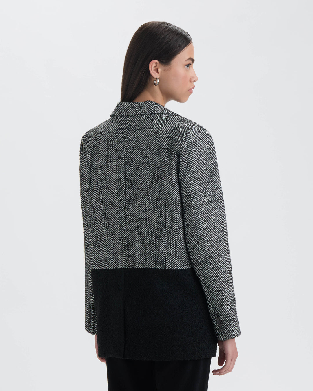 Asymmetric Pannel Blazer