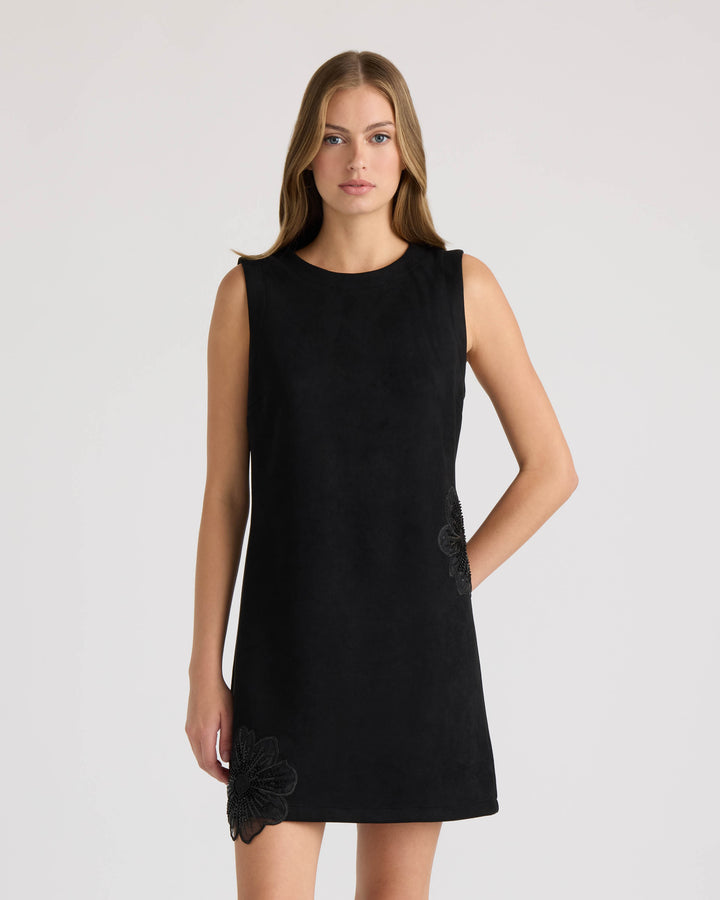 Suede Sequined Dress