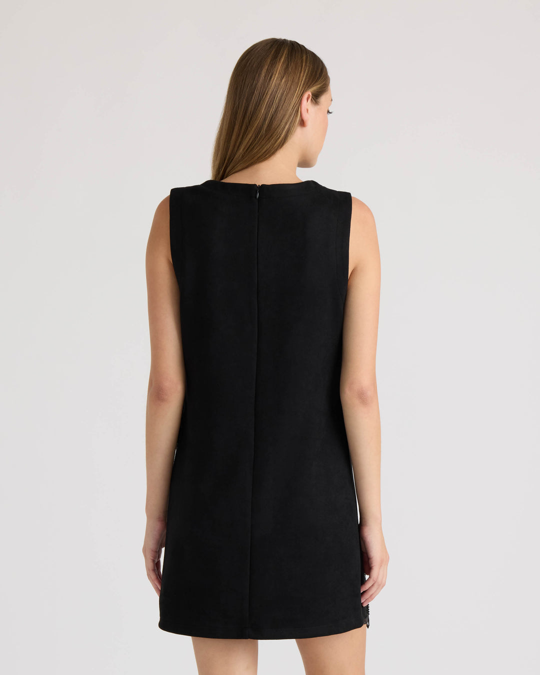 Suede Sequined Dress