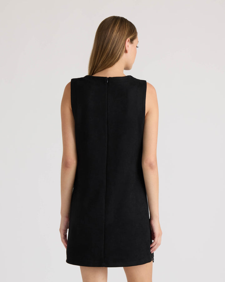 Suede Sequined Dress
