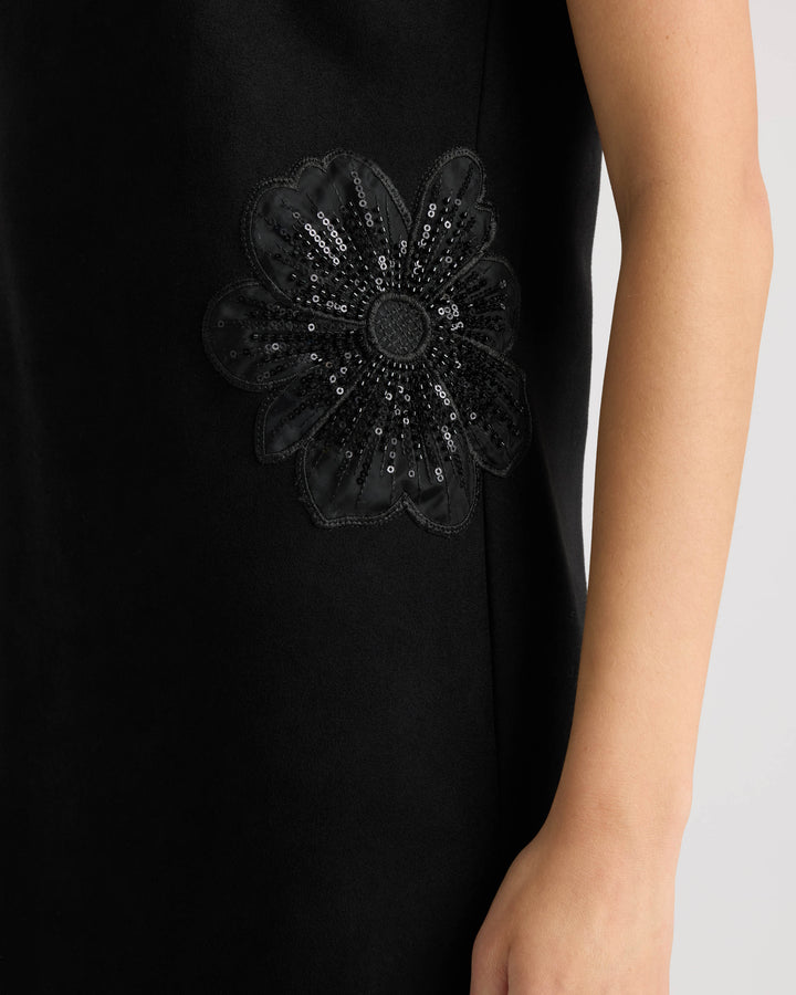 Suede Sequined Dress