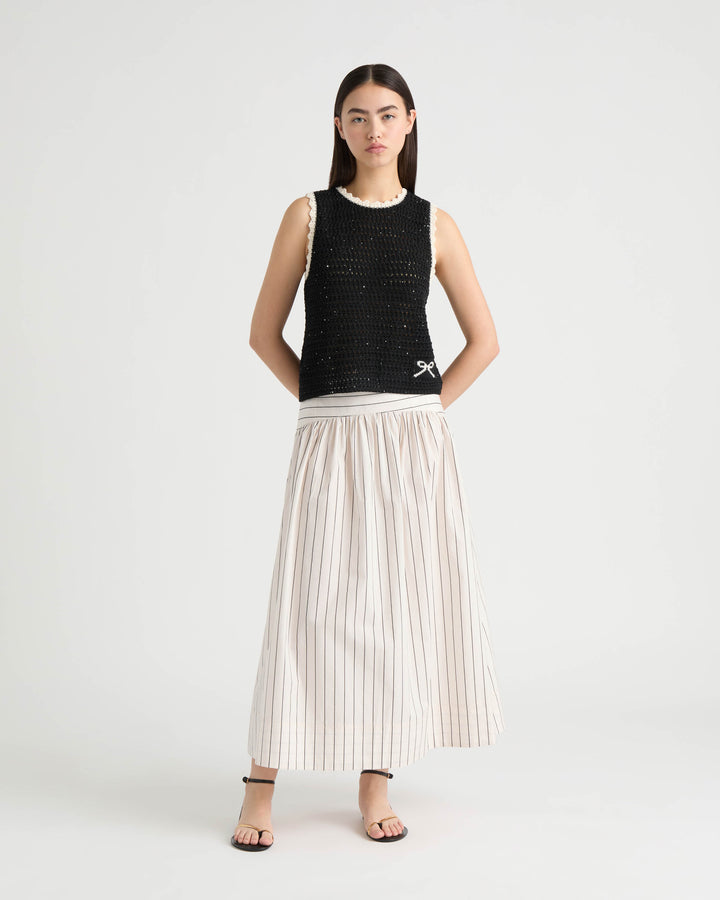 Maxi Skirt With Yoke