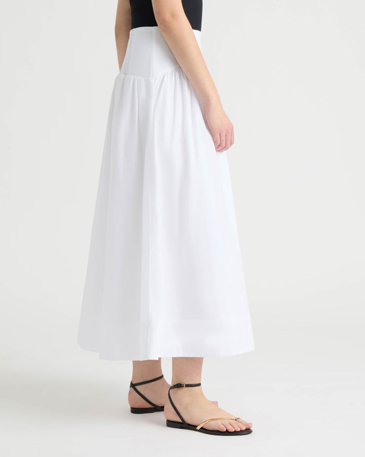 Maxi Skirt With Yoke
