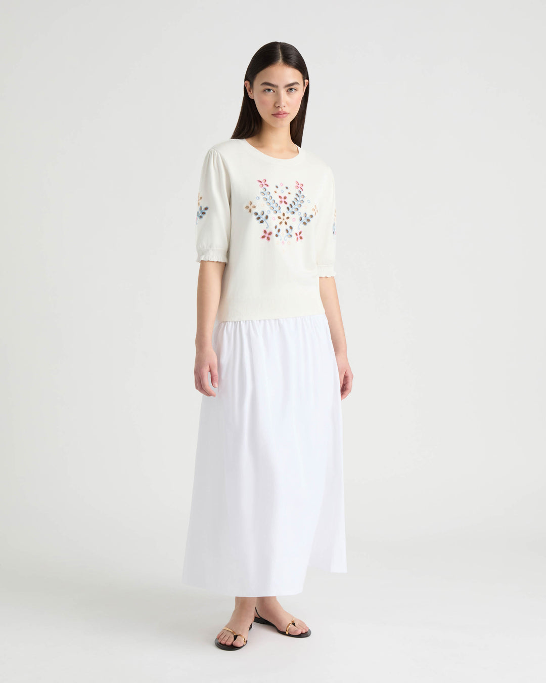 Maxi Skirt With Yoke