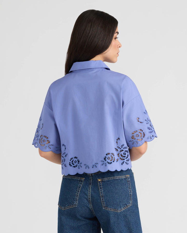 Eyelet Camp Shirt