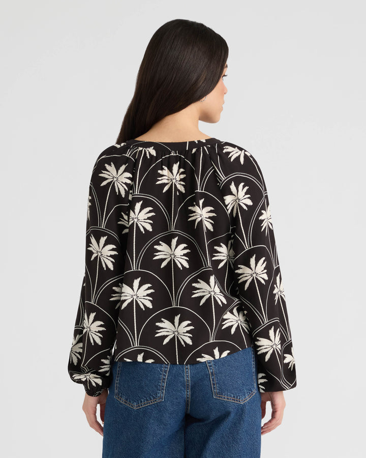 Raglan V-Neck Blouse
