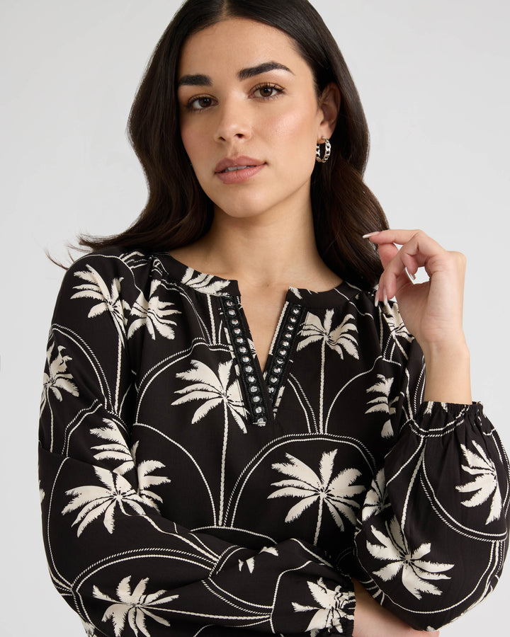 Raglan V-Neck Blouse
