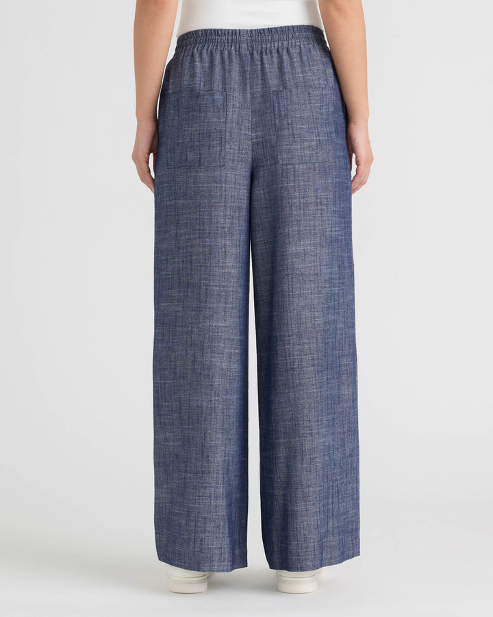 Pull On Embroidered Trouser