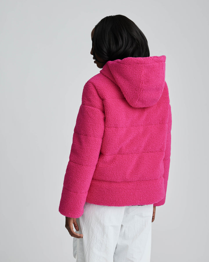 Berber hooded puffer jacket