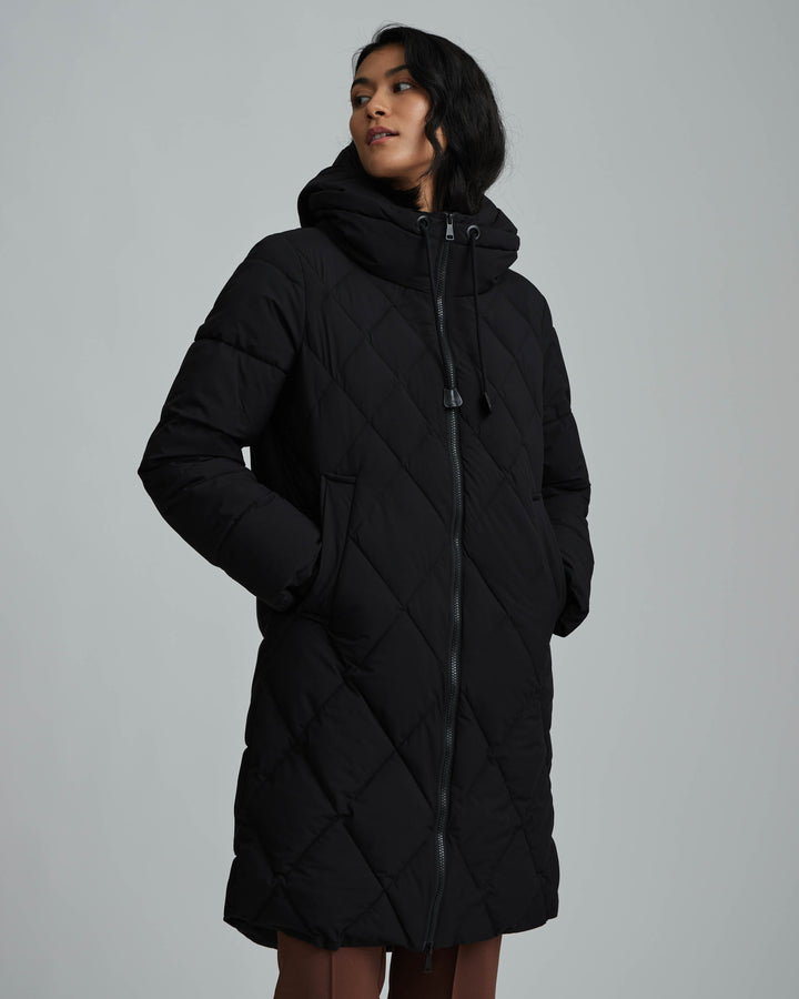 Quilted puffer coat