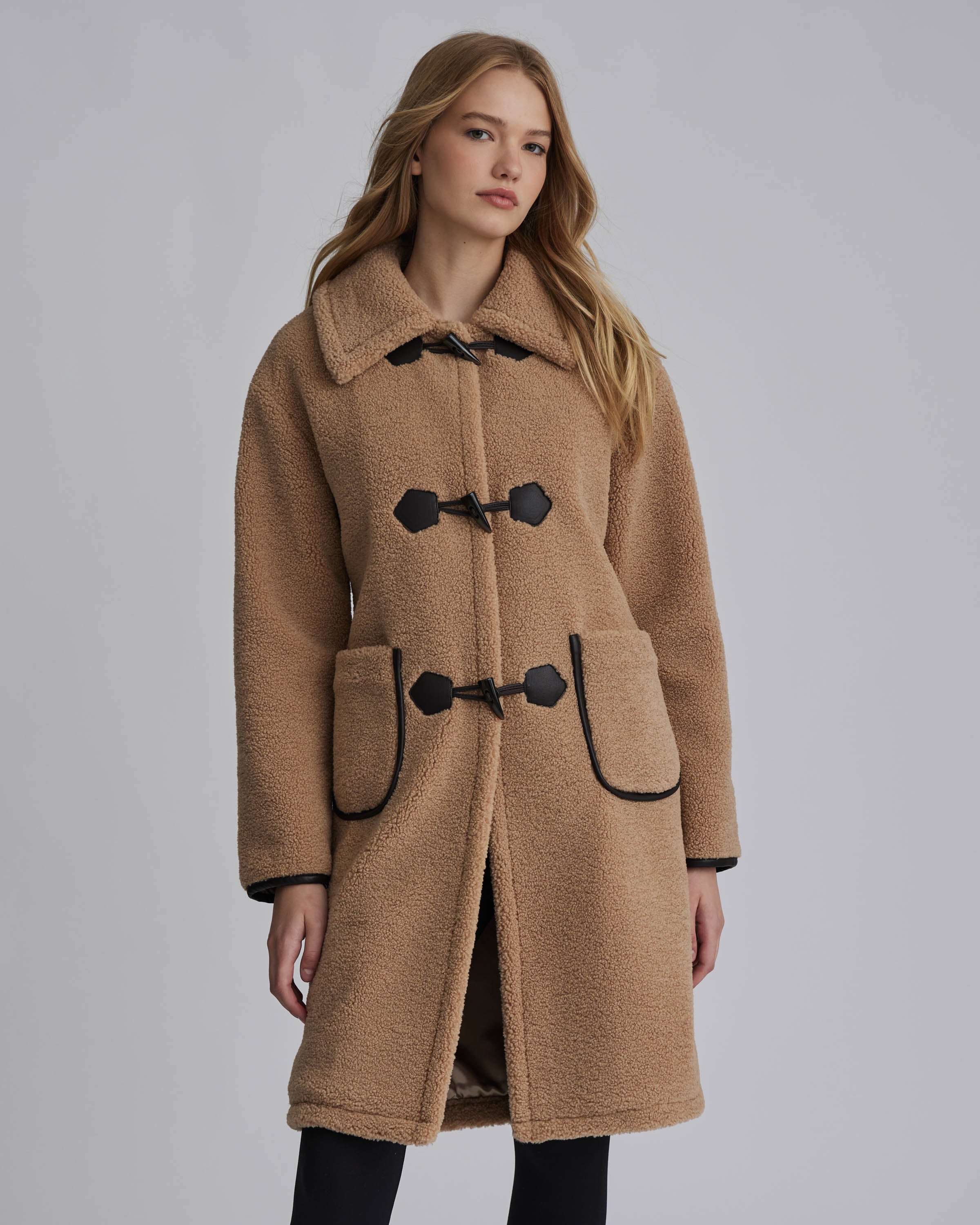 Camel toggle coat on sale