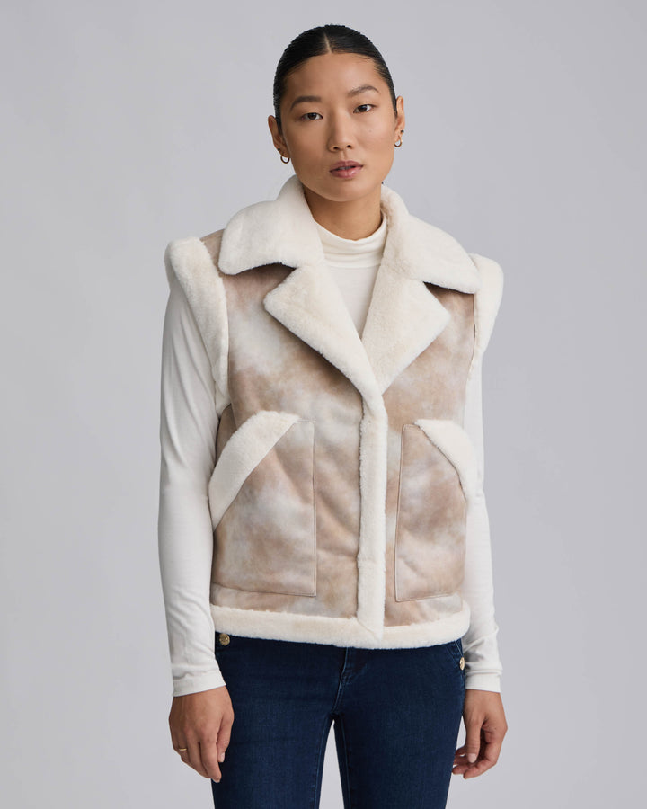 Shearling Patterned Vest