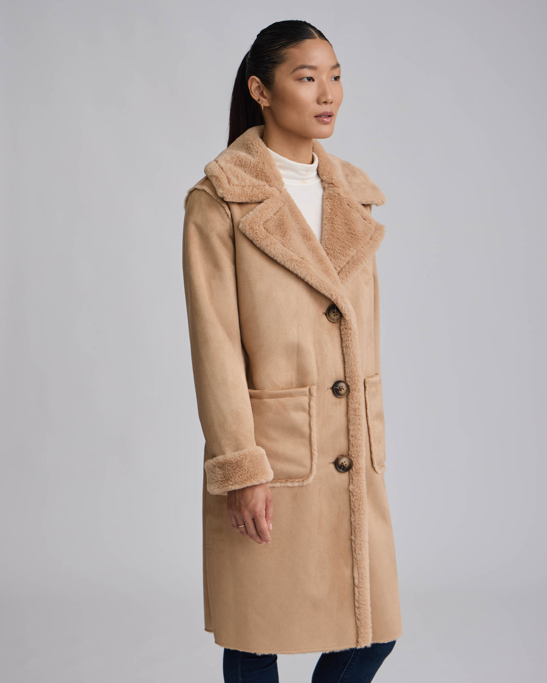 Shearling SB Long Coat