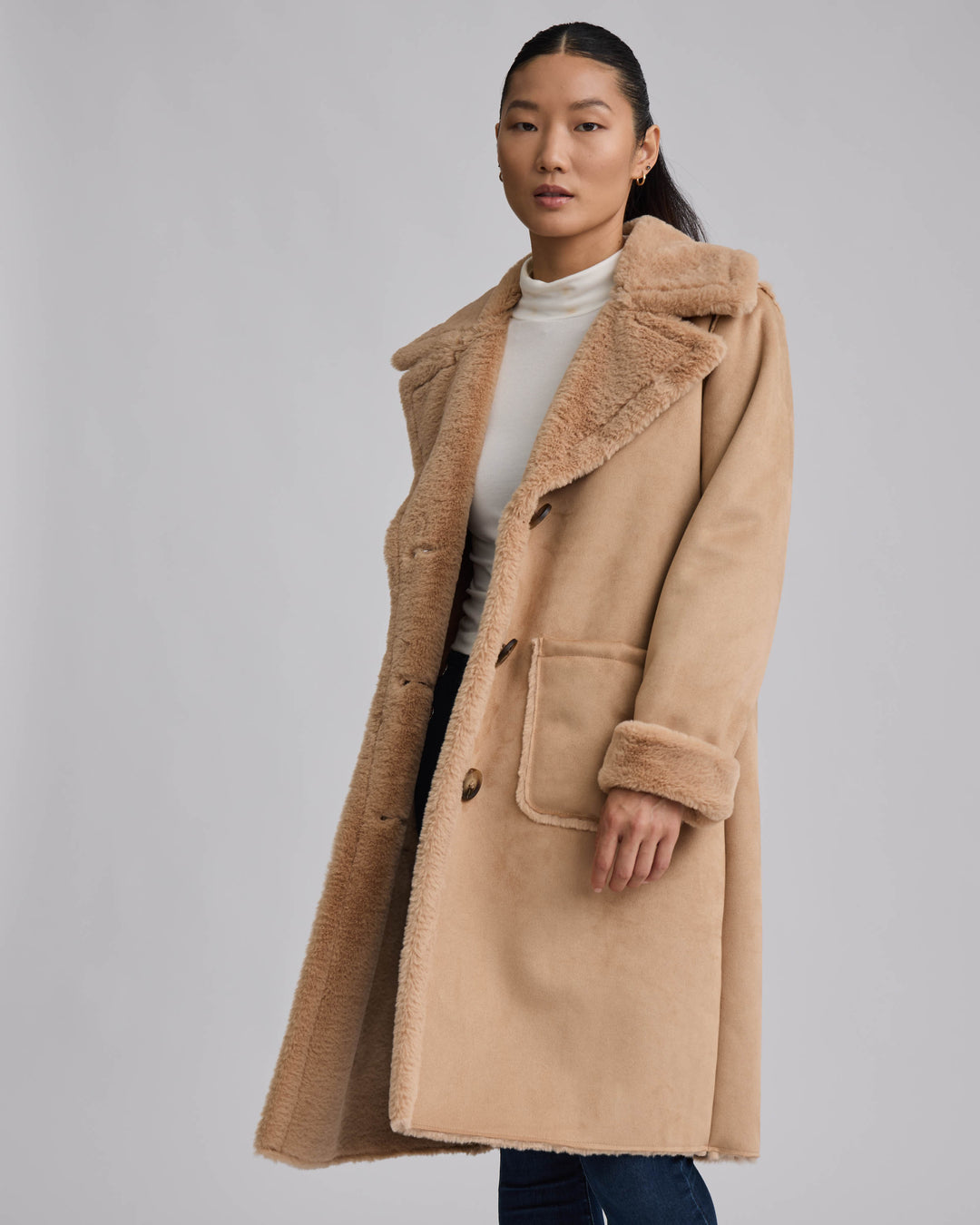 Shearling SB Long Coat